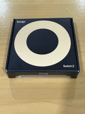 Loop Switch 2 in Gold Brand New Sealed.